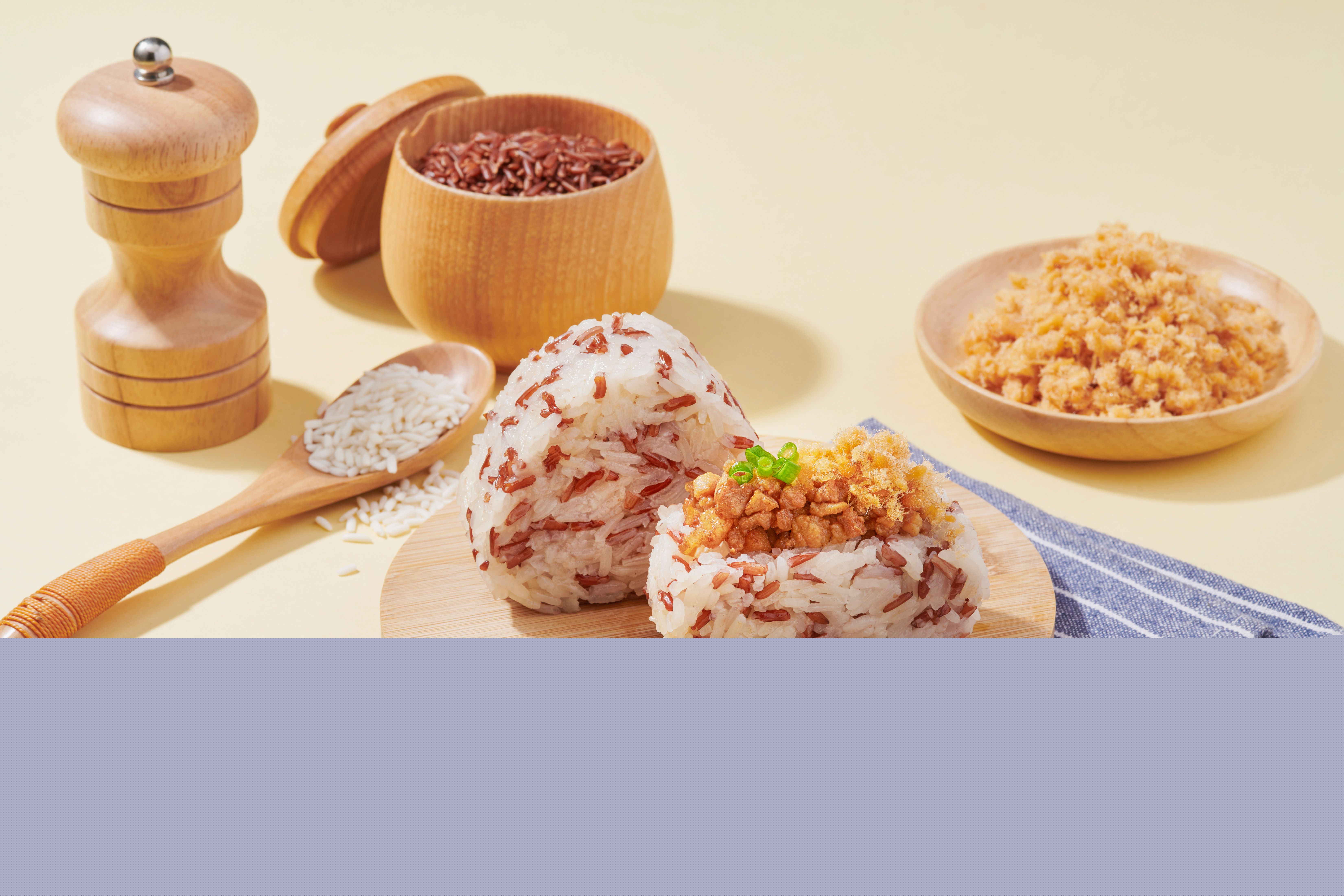 臺式古早味肉燥紅米飯團